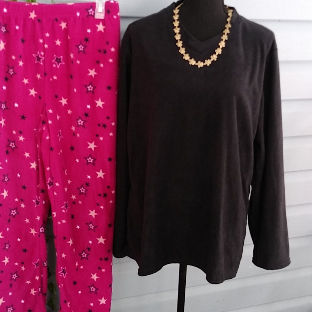 NWT Donna Loren 2 piece pajamas size 1 XL
